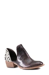 Diba True Shy Town Bootie In Brown/ Beige/ Black/ Calf Hair