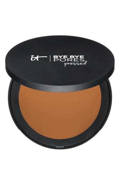 It Cosmetics Bye Bye Pores Translucent Pressed Setting Powder Tan Rich 0.31 oz/ 9 G