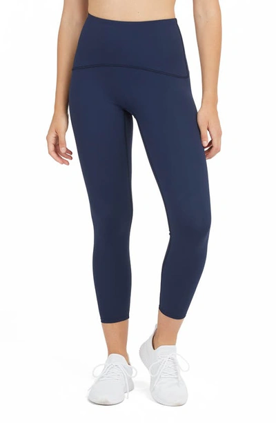 Spanxr Booty Boost Active High Waist 7/8 Leggings In Navy Haze