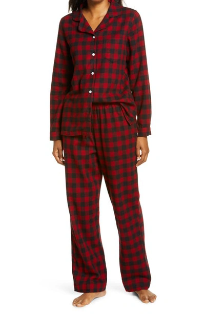 L.L.BEAN SCOTCH PLAID FLANNEL PAJAMAS 502584