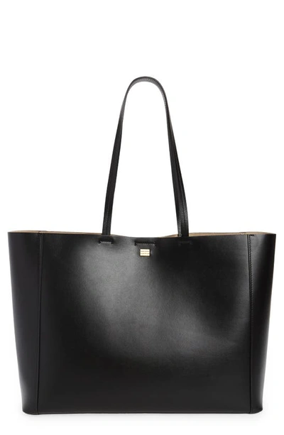 Frame Le Signature Tote In Noir