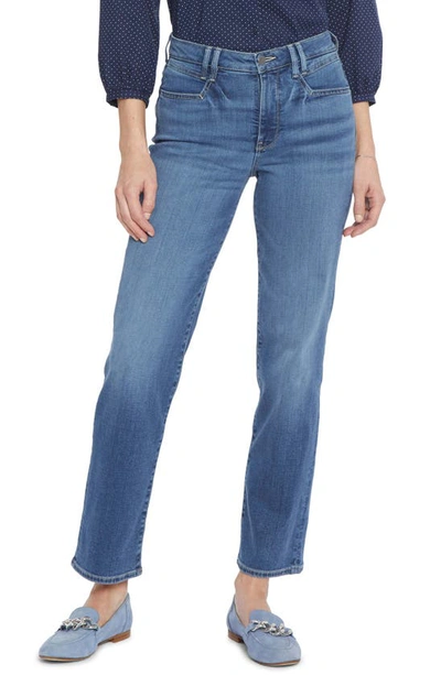 Nydj High Rise Relaxed Straight Ankle Jeans In Windham