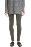 Rag & Bone Brigetta Seamed Leggings In Charc