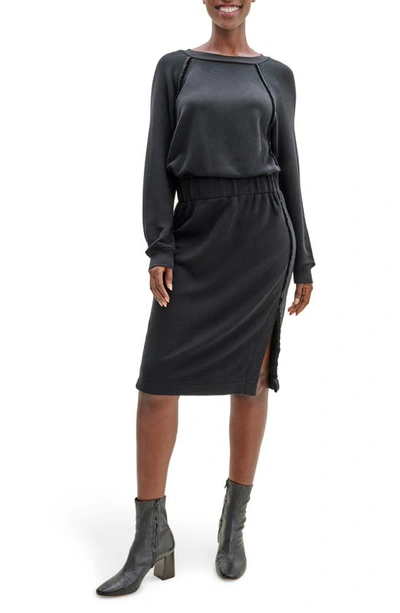 Splendid Corinna Sweater Dress In Black