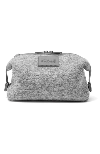 Dagne Dover Large Hunter Water Resistant Toiletry Bag In Heather Grey