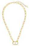 STERLING FOREVER EZRA CHAIN NECKLACE,N1CB1677CH