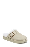 Vince Griff Shearling Clog Slipper In Doe