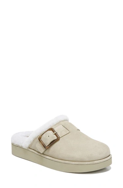 Vince Griff Shearling Clog Slipper In Doe