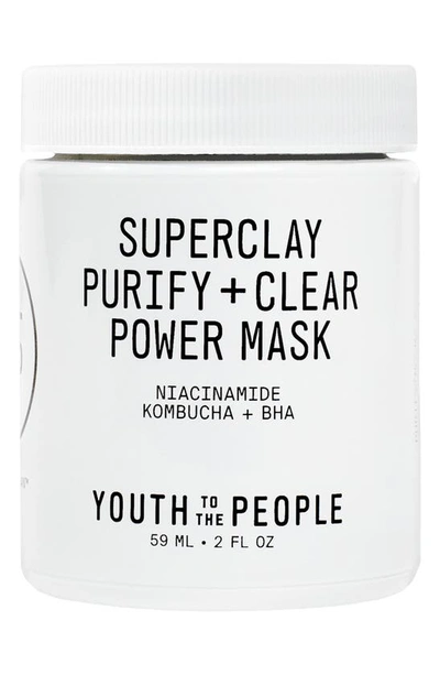 Youth To The People Superclay Purify + Clear Power Mask With Niacinamide 2.0 oz/ 60 ml