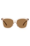 Mohala Eyewear Keana Universal 54mm Polarized Square Sunglasses In Lychee Soda