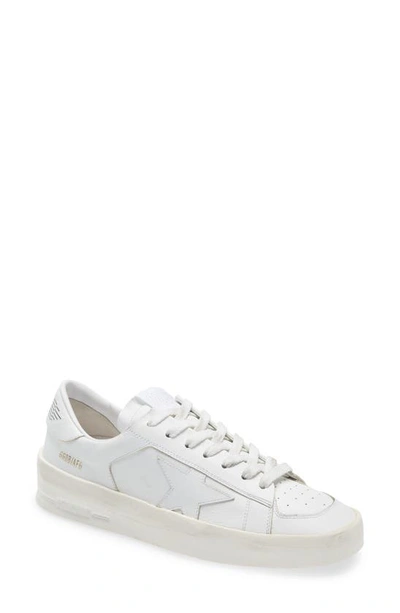 Golden Goose Stardan Trainers In White Leather
