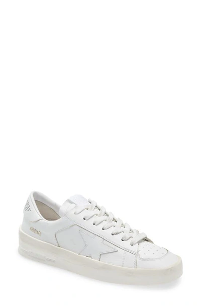 Golden Goose Stardan Sneakers In White Leather