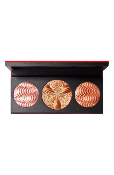 Mac Cosmetics Mac Step Bright Up Extra Dimension Skinfinish Powder Highlighter Palette Usd $54 Value In Medium/ Deep