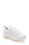 Nike Air Max 97 Sneaker In White/ Green/ Arctic Punch