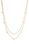 ANNA BECK FRESHWATER PEARL LAYERED COLLAR NECKLACE,NK10160-GPL