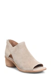 Söfft Carleigh Peep Toe Bootie In Light Grey