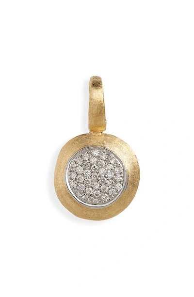 MARCO BICEGO MARCO BICEGO JAIPUR 18K YELLOW GOLD SMALL PAVÉ DIAMOND PENDANT,PB1 B YW