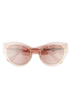 Transparent Pink Light Brown