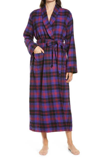 L.l.bean Scotch Plaid Flannel Robe In Angus | ModeSens
