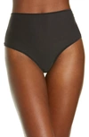 Skims Fits Everybody High-rise Stretch-jersey Briefs In Onyx