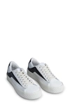 By Far Rodina White And Black Leather Sneakers