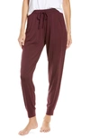 Tommy John Jersey Joggers In Winetasting