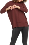 Spanxr Spanx(r) Dolman Sleeve Tunic Top In Hickory Rouge