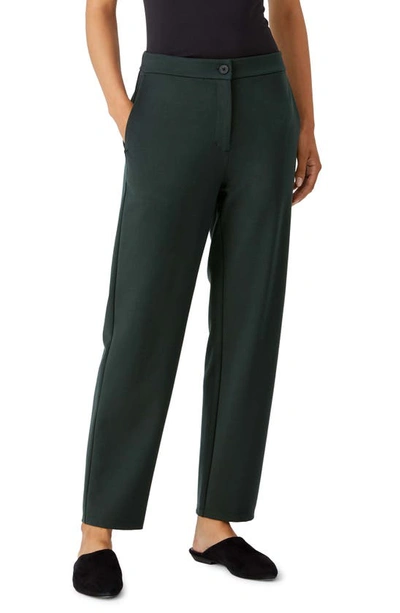 Eileen Fisher Slouch Ankle Pants In Ivy