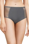 Chantelle Lingerie Every Curve High Waist Briefs In Slate Grey-47