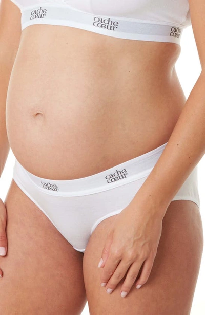 Cache Coeur Maternity Life Short Shorts In White