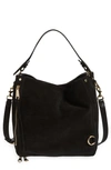 Rebecca Minkoff Mab Leather Hobo Bag In Black