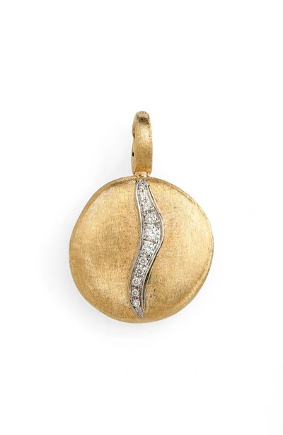 Marco Bicego Jaipur 18k Yellow Gold Medium Diamond Accent Pendant
