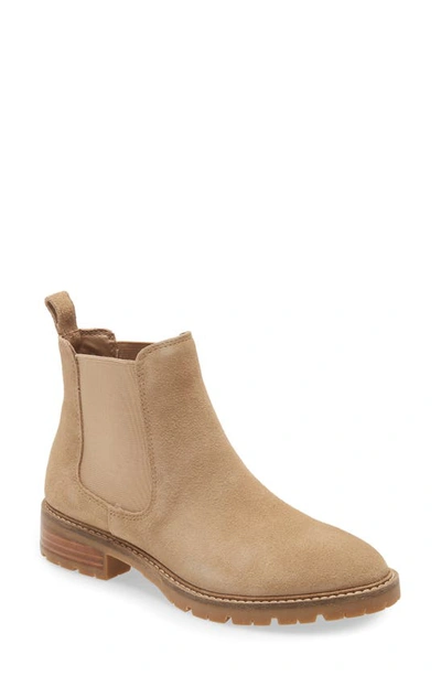 Steve Madden Leopold Chelsea Boot In Tan Suede