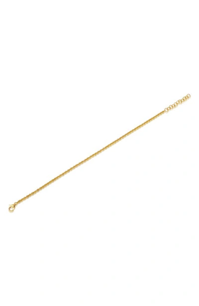 Ef Collection Gold Twist Bracelet In Yellow Gold
