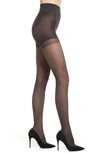 Swedish Stockings Anna Control Top Semi Opaque Tights In Charcoal