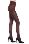 Swedish Stockings Olivia Premium Semi Opaque Tights In Bordeaux
