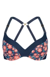 Lively The No-wire Push Up Bra In Poppy Floral