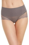 Spanxr Undie-tectable Lace Hi-hipster Panties In Graphite Purple