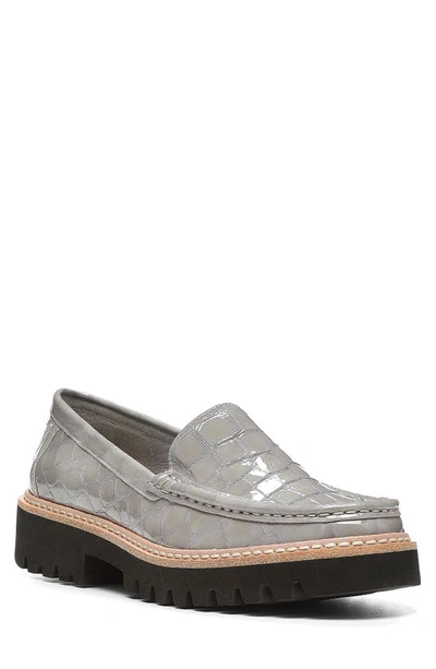 Donald Pliner Hope Platform Loafer In Stone