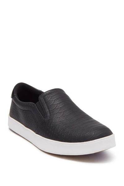 Dr. Scholl's Madison Slip-on Sneaker In Black Python