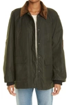 TOTÊME COUNTRY WAXED COTTON CANVAS JACKET,214-104-731