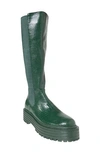 AZALEA WANG SUE KNEE HIGH BOOT,SUE-GREEN