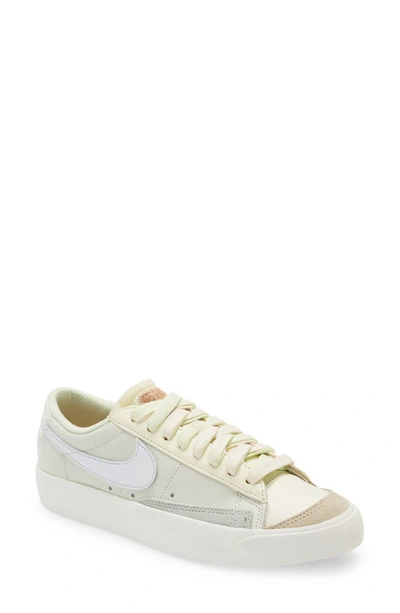 Nike Blazer Low Sneakers In Sea Glass/white Sail