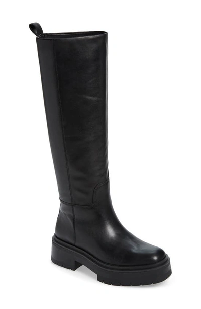 Sam Edelman Larina Waterproof Knee High Platform Boot In Black