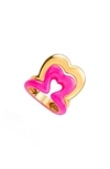 NEVERNOT SHOW 'N' TELL READY TO BURST HEART RING,NNT-54