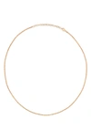 Ef Collection Gold Twist Chain In Yellow Gold