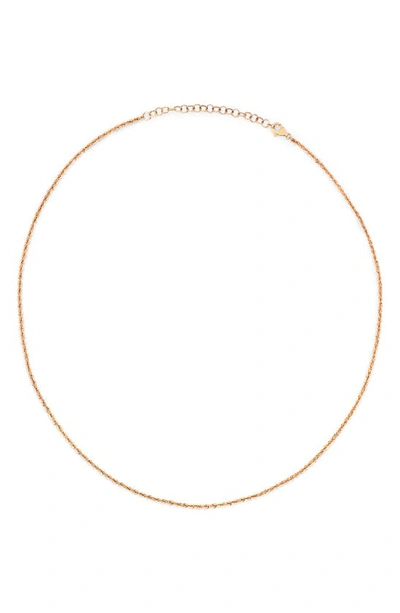 Ef Collection Gold Twist Chain In Yellow Gold