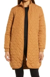 Ilse Jacobsen Isle Jacobsen Long Quilted Jacket In Cashew