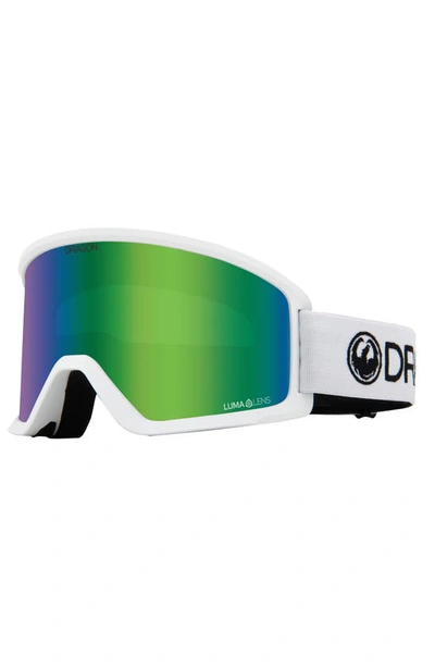 Dragon Dx3 Otg Snow Goggles With Ion Lenses In White Llgreenion