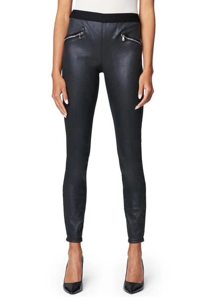 Blanknyc Coated Denim Pull-on Pants In Spartacus